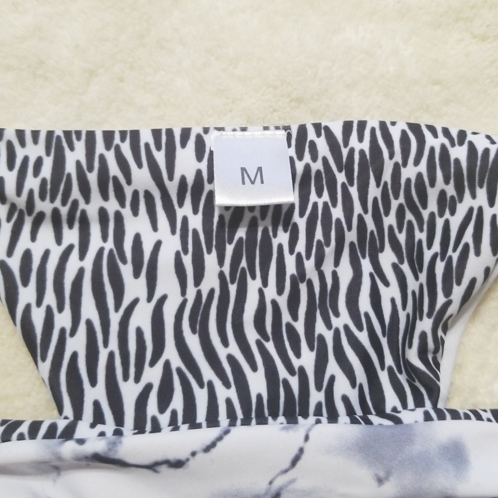 Marble pattern bikini set - Picture 2 of 3
